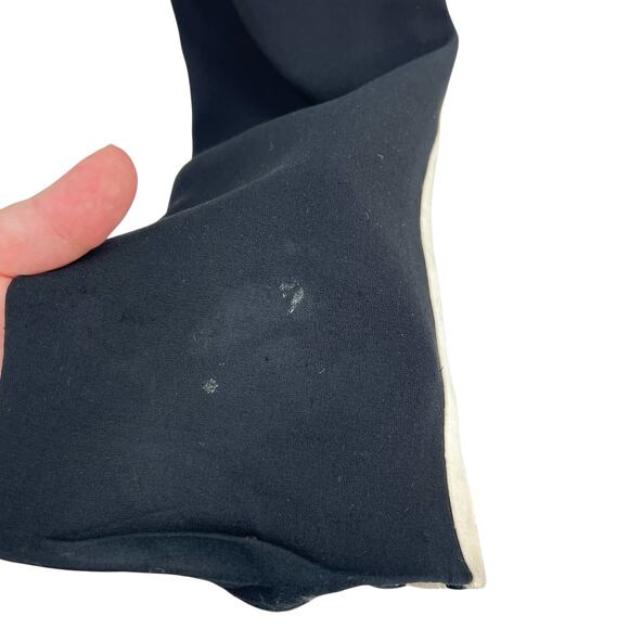 Ralph Lauren Purple Label Collection Silk Trouser Pant Side Stripe Black Size 12 - Picture 14 of 16